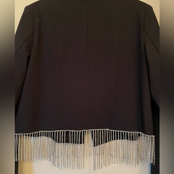 Cropped Rhinestone Blazer - Picture 7 of 9